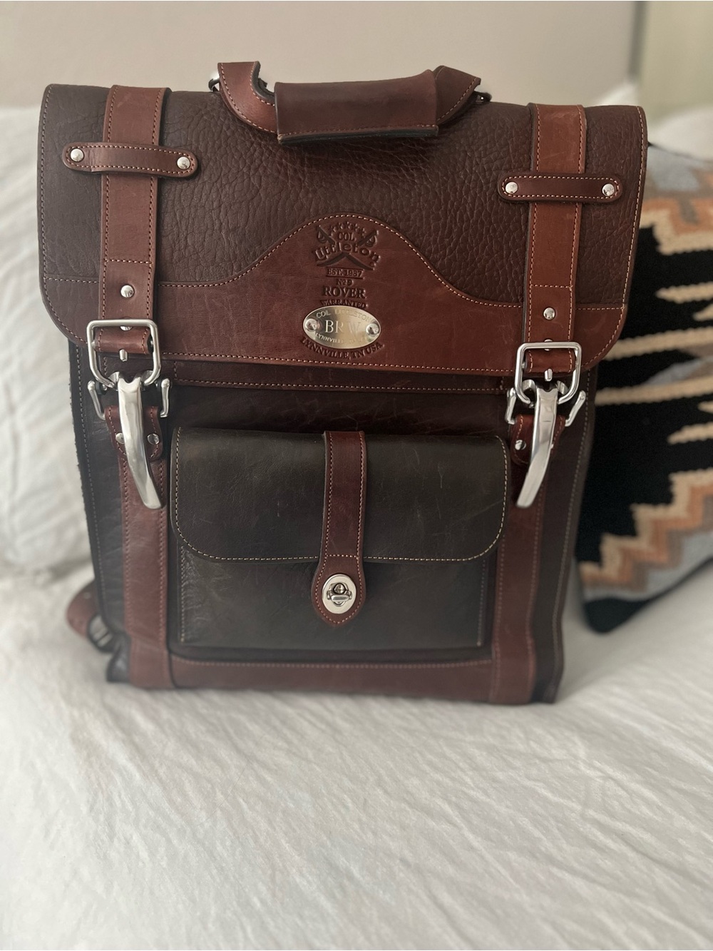Colonel Littleton No. 9 Rover Backpack Buffalo Leather